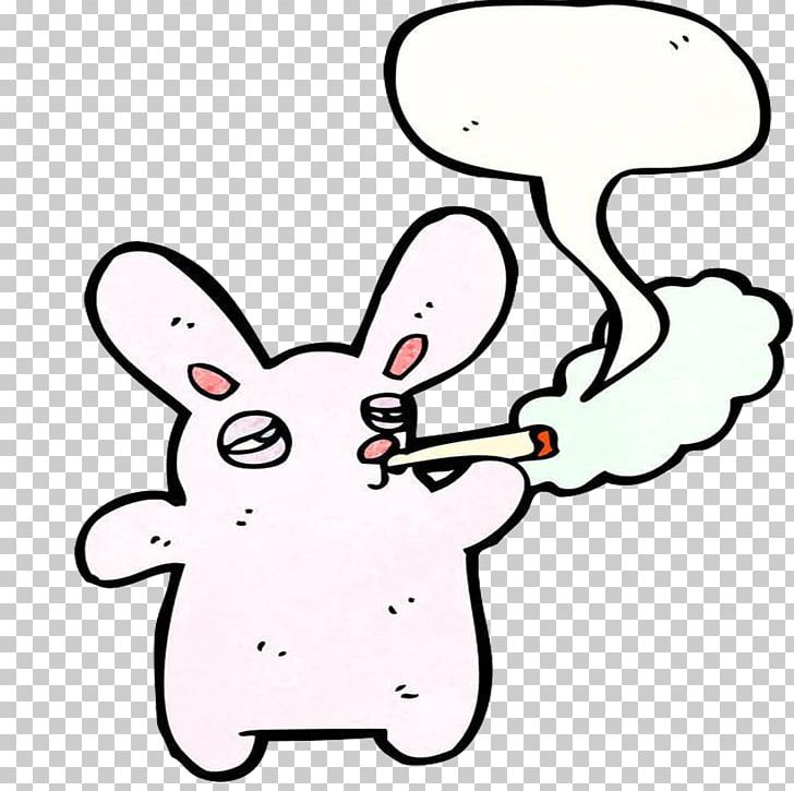 The Rabbit Is Smoking PNG, Clipart, Carnivoran, Cartoon, Cartoonist, Cat Like Mammal, Clip Art Free PNG Download