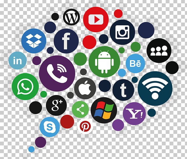 round social media icons png