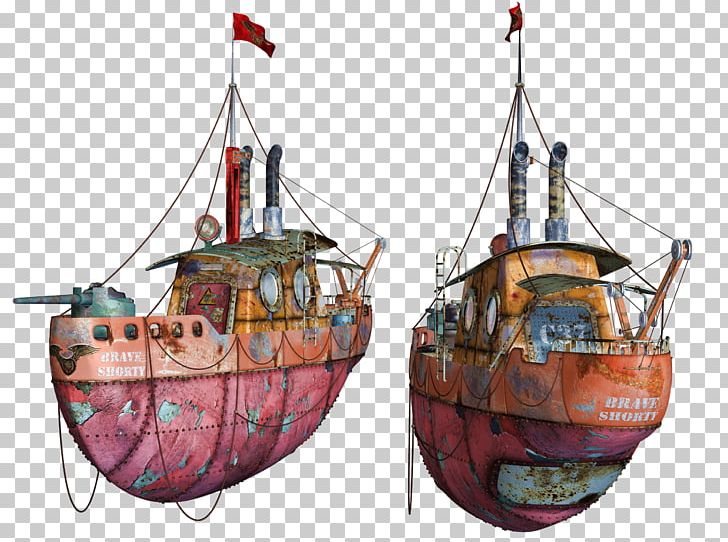 Tugboat Steampunk Ship Dieselpunk PNG, Clipart, Airship, Board Game, Boat, Caravel, Carrack Free PNG Download