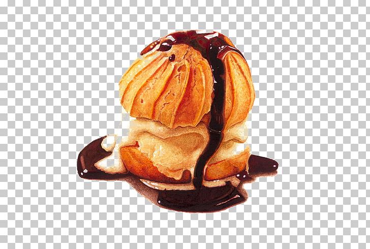 Ice Cream Profiterole Tart Doughnut Dessert PNG, Clipart, Art, Behance, Chef, Chocolate, Chocolate Ice Cream Free PNG Download