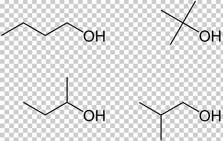 Butanol Skeletal Formula Structural Isomer Chirality PNG, Clipart, Angle, Area, Asymmetric Carbon, Atom, Black And White Free PNG Download