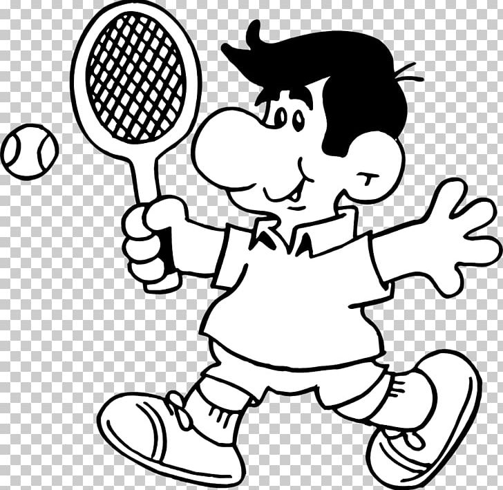 Tennis Player Tennis Ball Black And White PNG, Clipart, Arm, Art, Artwork, Bal, Cartoon Free PNG Download