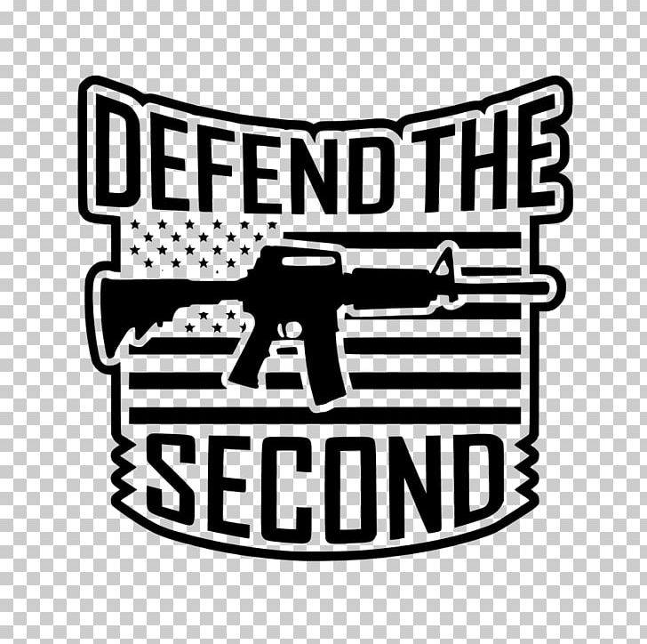 Second Amendment To The United States Constitution Decal Firearm T-shirt PNG, Clipart, Area, Black, Black And White, Brand, Clothing Free PNG Download