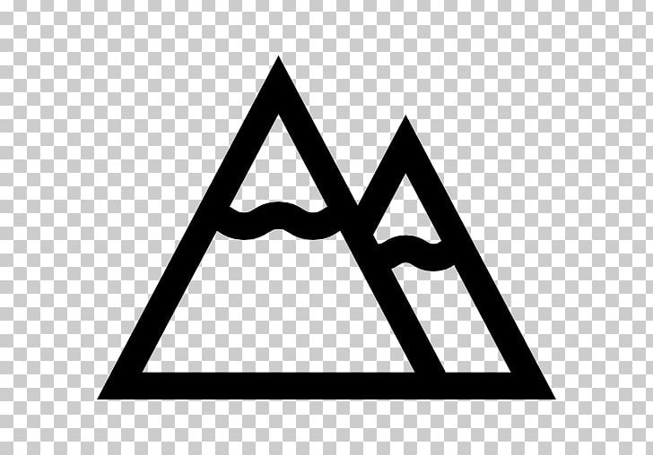 Computer Icons Symbol Mountain PNG, Clipart, Angle, Area, Black, Black And White, Brand Free PNG Download