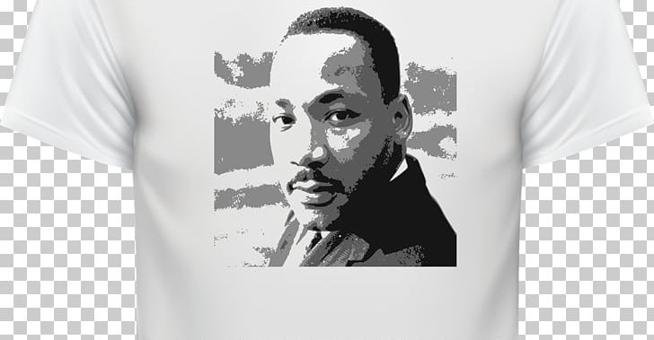 Martin Luther King Jr. T-shirt White Shoulder Sleeve PNG, Clipart, Black, Black And White, Brand, Clothing, Facial Hair Free PNG Download