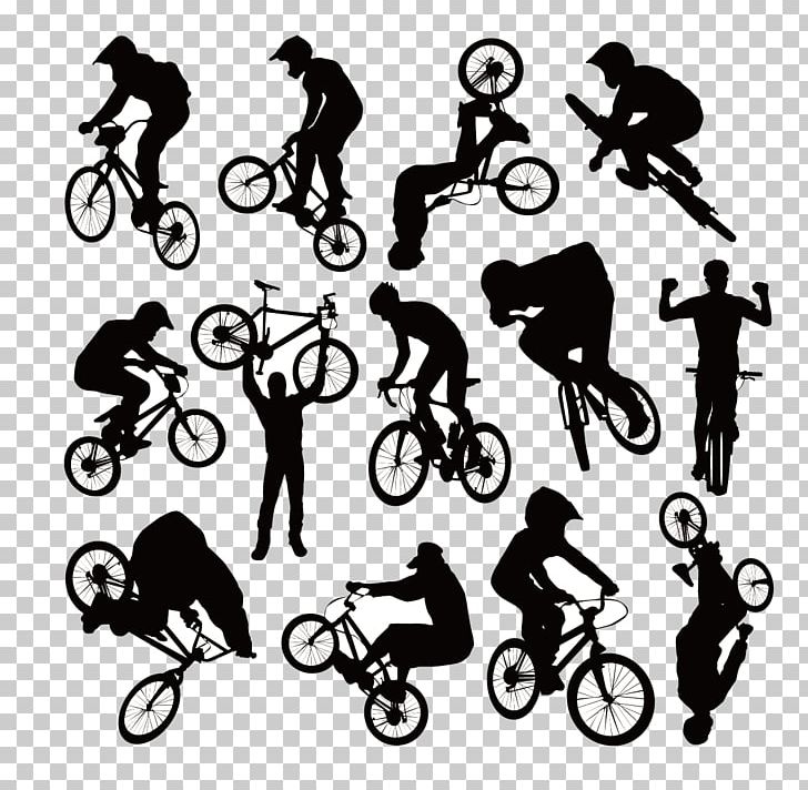 Bicycle Cycling BMX PNG, Clipart, Bicycle Part, Black, Black And White, City Silhouette, Encapsulated Postscript Free PNG Download
