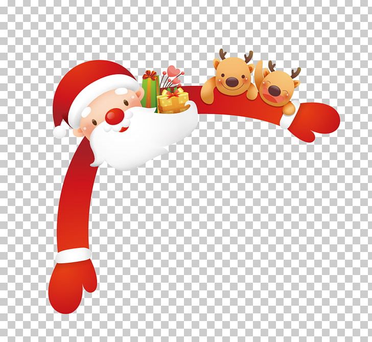 Santa Claus Christmas PNG, Clipart, Cartoon, Christmas Decoration, Deer, Encapsulated Postscript, Fictional Character Free PNG Download