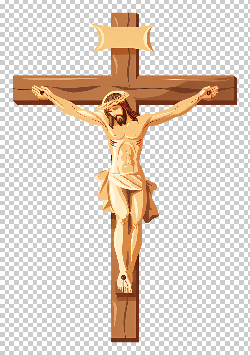 Crucifix - Jesus Christ On The Crucifix Illustration PNG