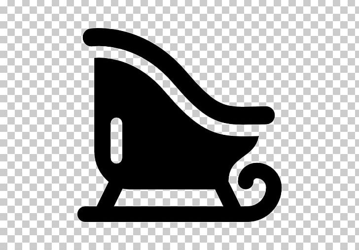 Santa Claus Computer Icons Sled PNG, Clipart, Area, Black, Black And White, Christmas, Computer Icons Free PNG Download