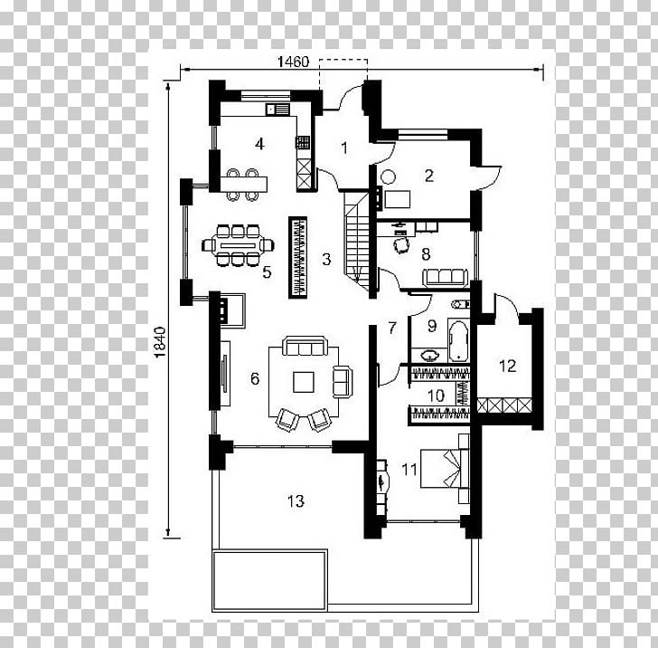 Floor Plan House Square Meter Building PNG, Clipart, 8 D, Angle, Area, Black And White, Building Free PNG Download