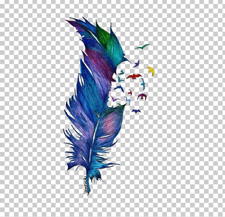 Bird Drawing Feather Watercolor Painting Tattoo PNG, Clipart, Animals, Art, Beak, Bird, Desktop Wallpaper Free PNG Download