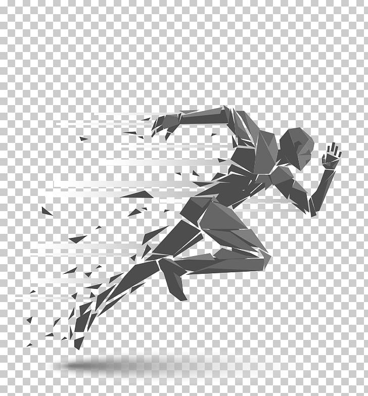 Running Silhouette Illustration PNG, Clipart, Angle, Angry Man, Art, Black, Black And White Free PNG Download