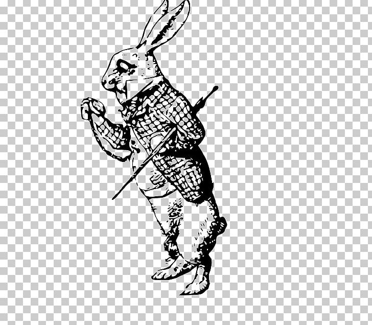 White Rabbit Alice's Adventures In Wonderland Drawing Line Art PNG, Clipart,  Free PNG Download