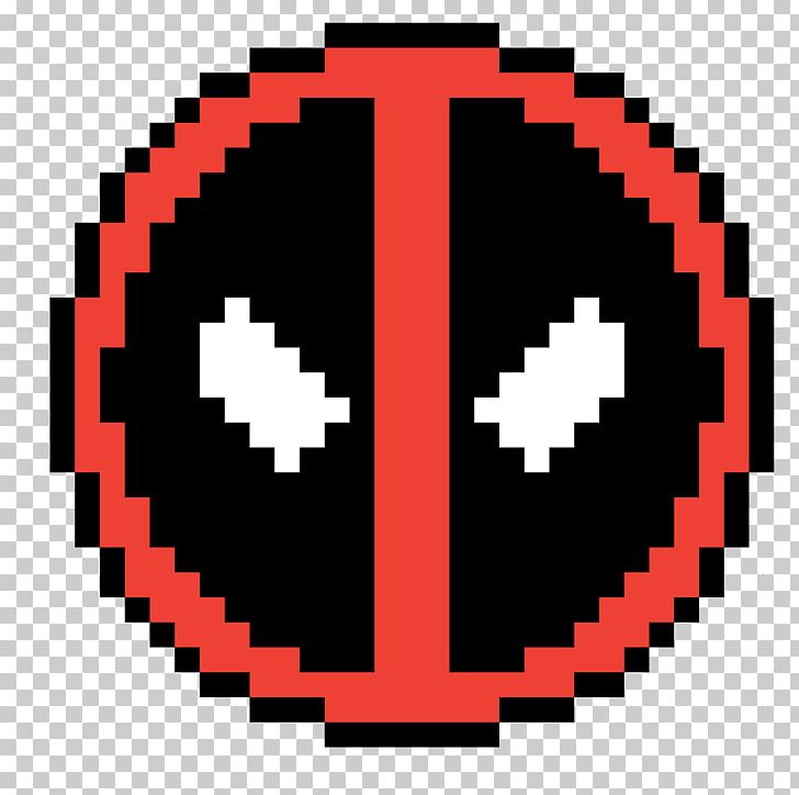 Deadpool Spider-Man Graphics Pixel Art Graphic Design PNG, Clipart, Art, Circle, Comics, Deadpool, Deadpool Logo Free PNG Download