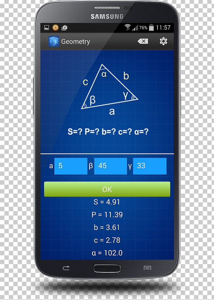 Feature Phone Geometry Parallelogram Calculator Smartphone PNG, Clipart, Calculation, Calculator, Cellular Network, Circulo Y Cubo, Electronic Device Free PNG Download