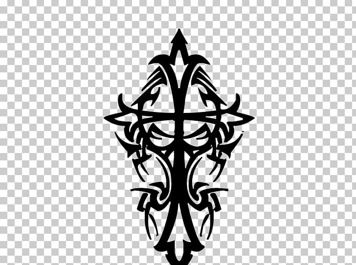 Lower-back Tattoo Christian Cross Tribe PNG, Clipart, Black And White, Celtic Cross, Christian Cross, Cross, Drawing Free PNG Download