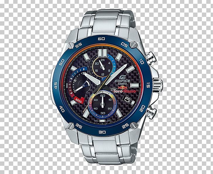 Scuderia Toro Rosso Red Bull Racing Casio Edifice Watch PNG, Clipart, Brand, Casio, Casio Edifice, Chronograph, Cobalt Blue Free PNG Download