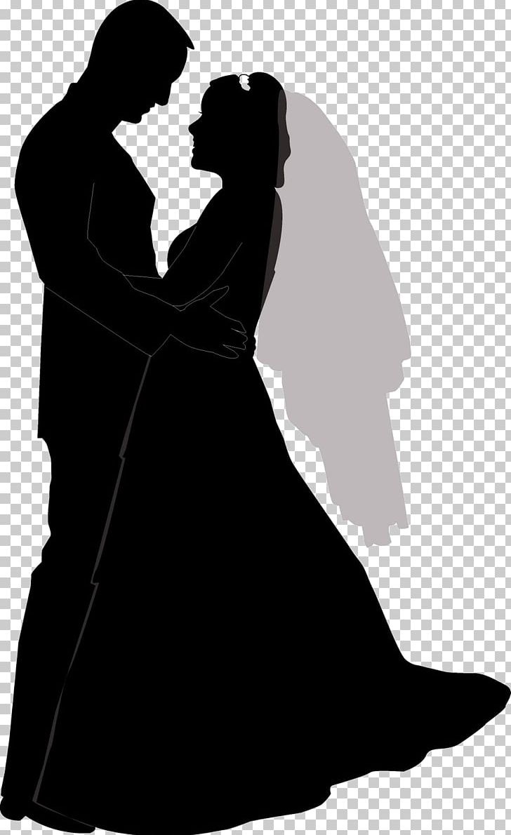 Wedding Open Silhouette Bride PNG, Clipart, Background Size, Black, Black And White, Bride, Bridegroom Free PNG Download