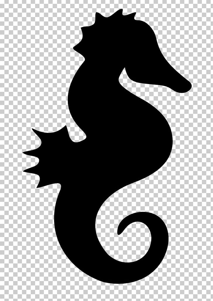 Seahorse Silhouette Drawing PNG, Clipart, Animals, Art, Black And White, Clip Art, Drawing Free PNG Download