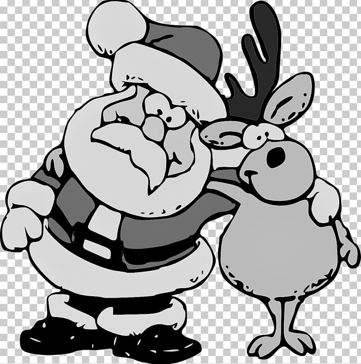 Santa Claus's Reindeer Santa Claus's Reindeer Rudolph PNG, Clipart, Cartoon, Christmas, Dog Like Mammal, Domestic Rabbit, Drawing Free PNG Download