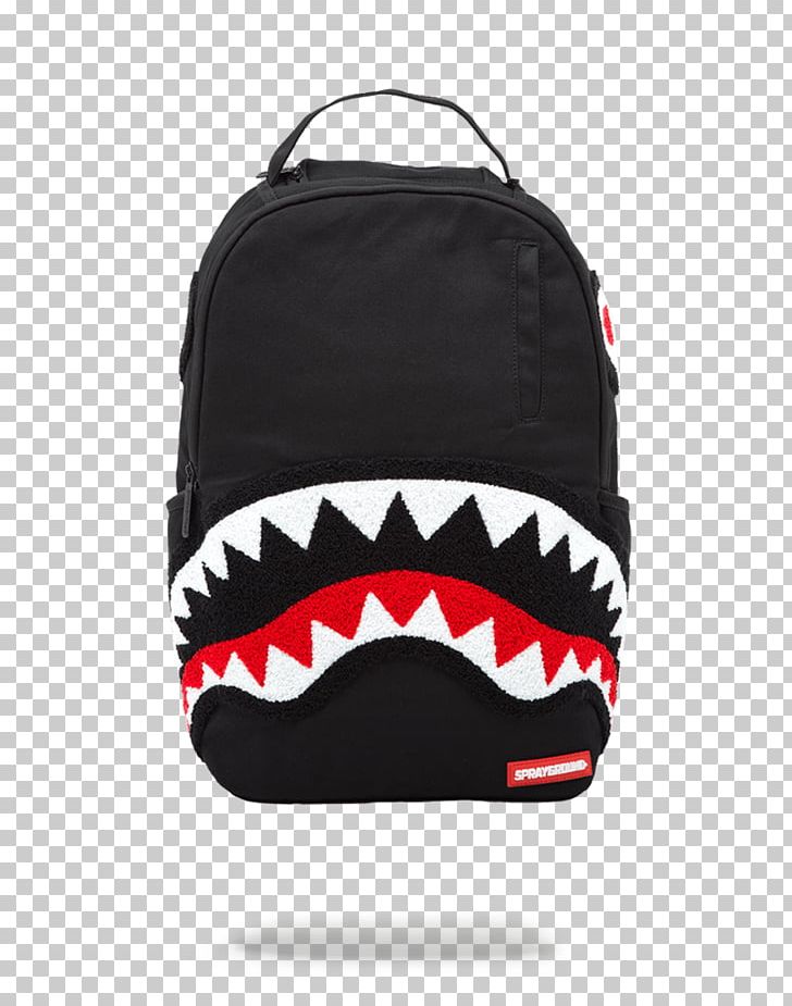 Backpack Shark Duffel Bags Chenille Fabric Pocket PNG, Clipart, Backpack, Bag, Black, Brand, Cargo Free PNG Download