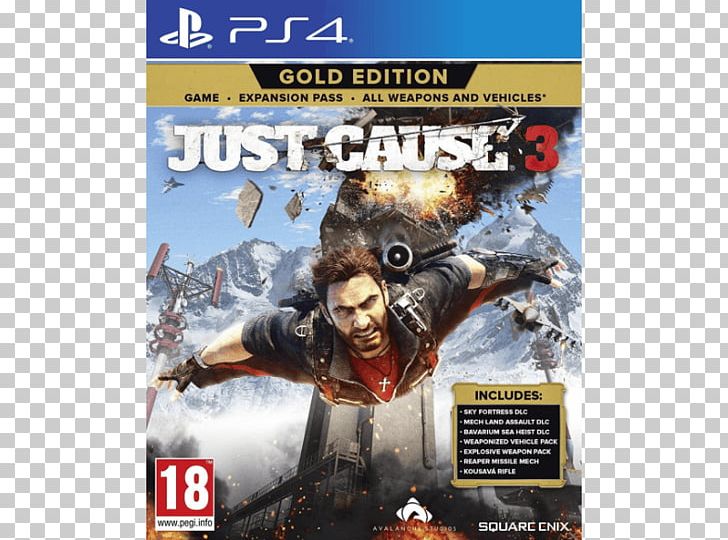 Just Cause 3 PlayStation 4 Video Game Xbox One Grand Theft Auto IV PNG, Clipart, Action Figure, Cause, Film, Freetoplay, Gold Edition Free PNG Download
