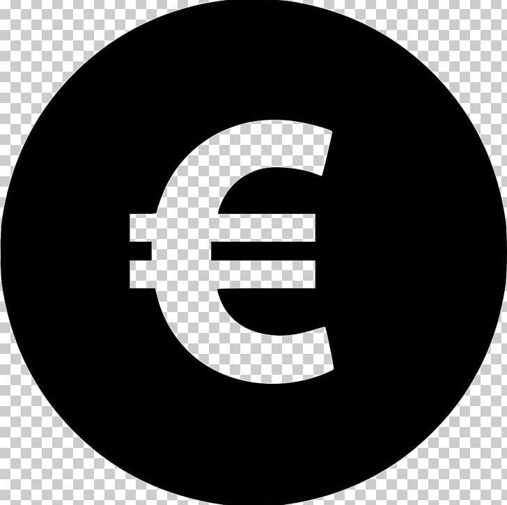 Euro Sign Computer Icons Money PNG, Clipart, Base 64, Black And White, Brand, Cdr, Circle Free PNG Download