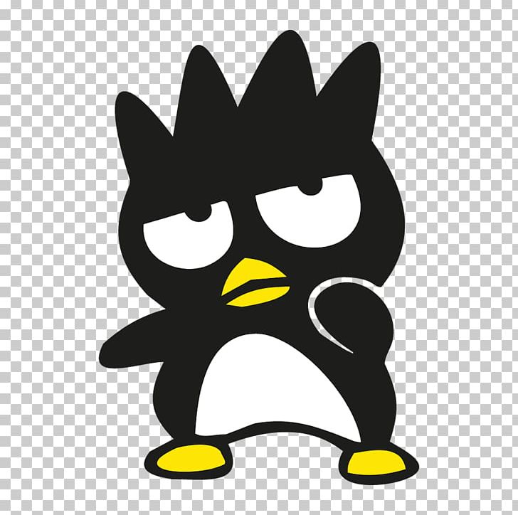 Hello Kitty Badtz-Maru Sanrio Penguin PNG, Clipart, Animals, Badtzmaru, Beak, Black And White, Carnivoran Free PNG Download