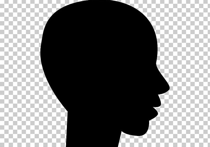 Silhouette Human Head PNG, Clipart, Animals, Bald, Black, Black And White, Chin Free PNG Download
