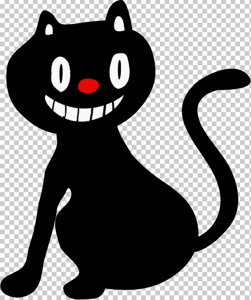 Black Cat Halloween Cat PNG, Clipart, Black Cat, Cartoon, Cat, Halloween, Small To Mediumsized Cats Free PNG Download