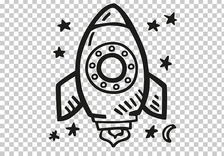 Computer Icons Rocket Launch Outer Space Portable Network Graphics PNG, Clipart, Art, Black, Black And White, Circle, Cohete Espacial Free PNG Download