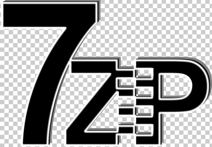 7-Zip Computer Software 7z Data Compression PNG, Clipart, 7zip, Angle, Archive File, Black And White, Brand Free PNG Download