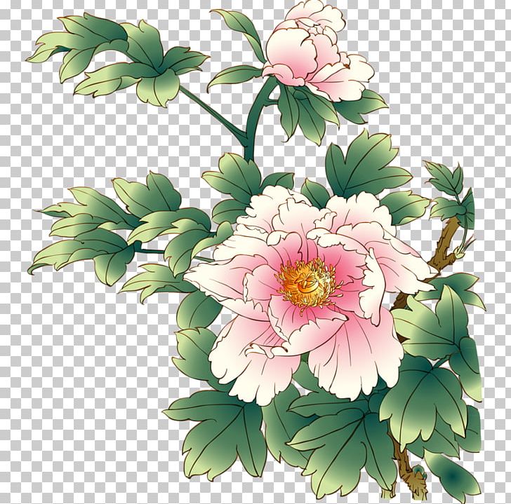 Chinese Painting Peony PNG, Clipart, Annual Plant, Art, Chinese, Chinese Style, Dahlia Free PNG Download