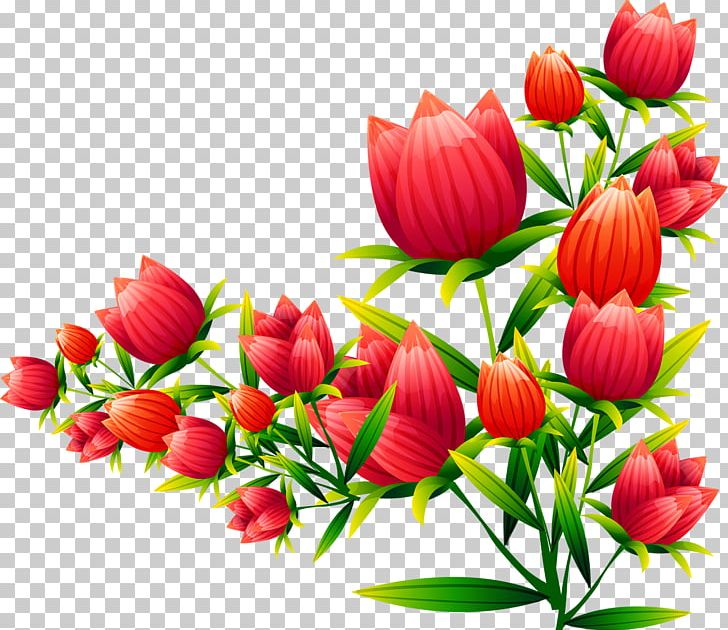 Floral Design Tulip Flower Euclidean PNG, Clipart, Christmas Decoration, Corner, Corner Vector, Cut Flowers, Decor Free PNG Download