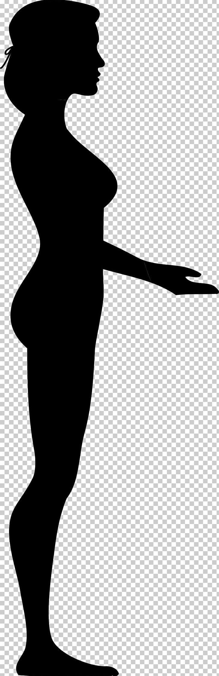 Silhouette Woman Black And White PNG, Clipart, Animals, Black, Black And White, Female, Gimp Free PNG Download