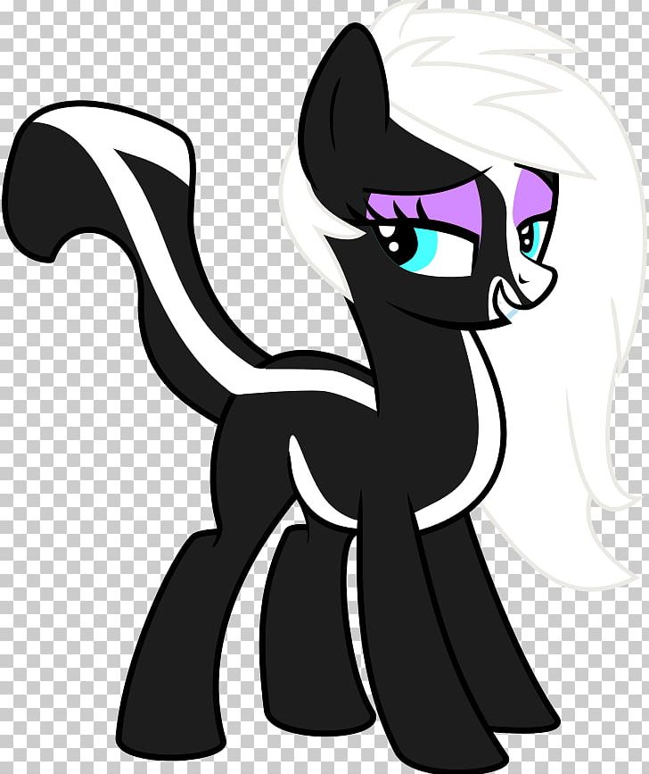 Cat Pony Saleen XP6 Horse Skunk PNG, Clipart, Animals, Art, Black, Black And White, Carnivoran Free PNG Download