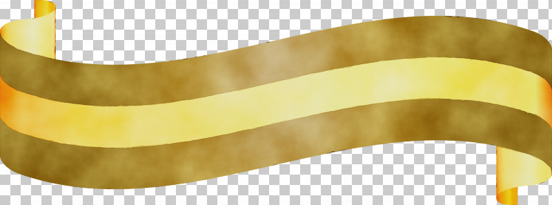 Yellow Brass Metal Bangle PNG, Clipart, Bangle, Brass, Metal, Paint, Ribbon Free PNG Download