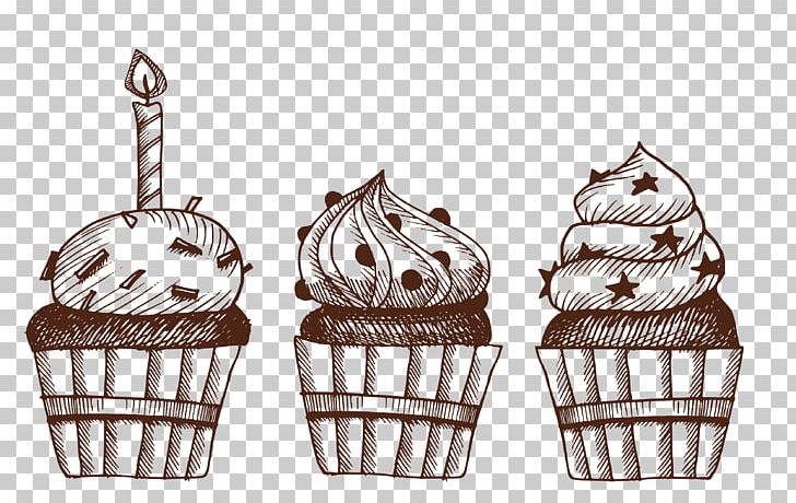 Cupcake Chocolate Cake Birthday Sketch PNG, Clipart, Artwork, Artwork Vector, Buttercream, Cake, Cake Vector Free PNG Download