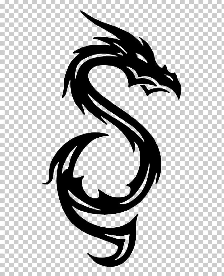 Tattoo Drawing Dragon Decal EUR2 PNG, Clipart, Art, Black And White, Decal, Dragon, Dragon Tattoo Free PNG Download