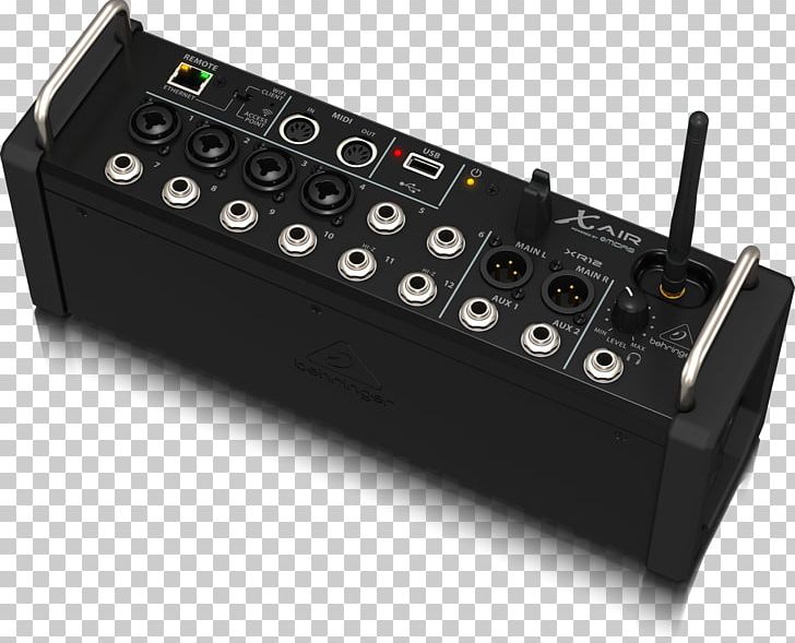 Behringer X Air XR12 Behringer X Air XR18 Audio Mixers Digital Mixing Console PNG, Clipart, Audio Mixers, Behringer, Behringer X Air X18, Behringer X Air Xr12, Electronics Free PNG Download