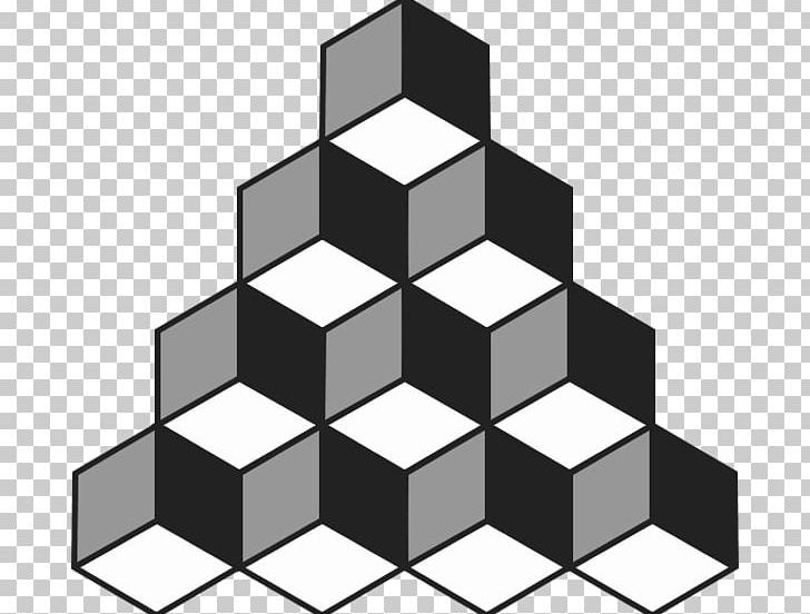 Penrose Triangle Necker Cube Optical Illusion PNG, Clipart, Angle, Art, Black And White, Clip Art, Computer Icons Free PNG Download