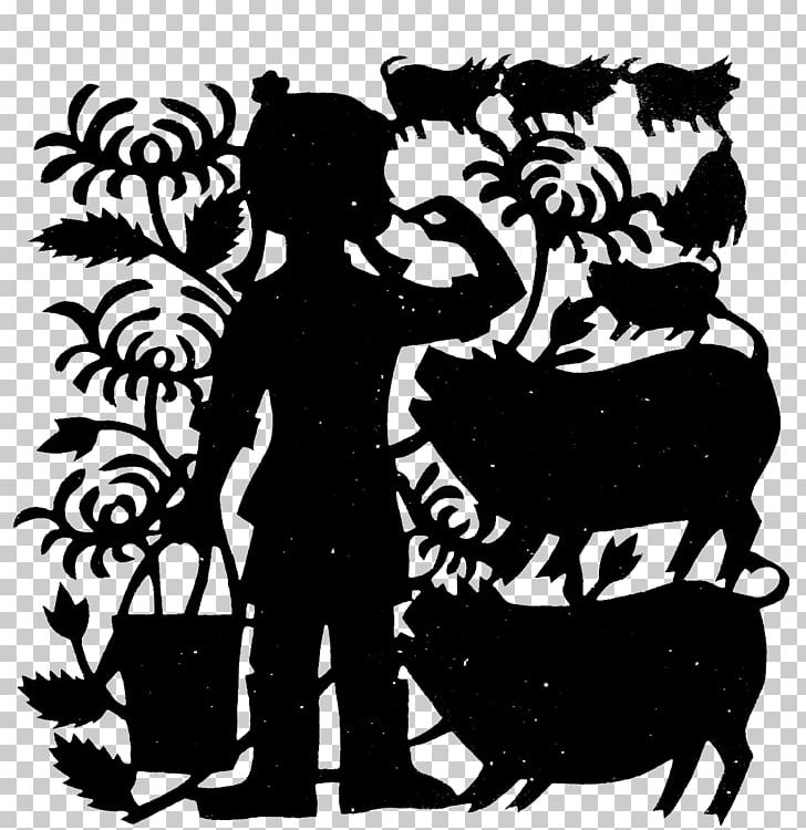 Silhouette Papercutting Child PNG, Clipart, Animal, Animals, Art, Black And White, Cartoon Free PNG Download