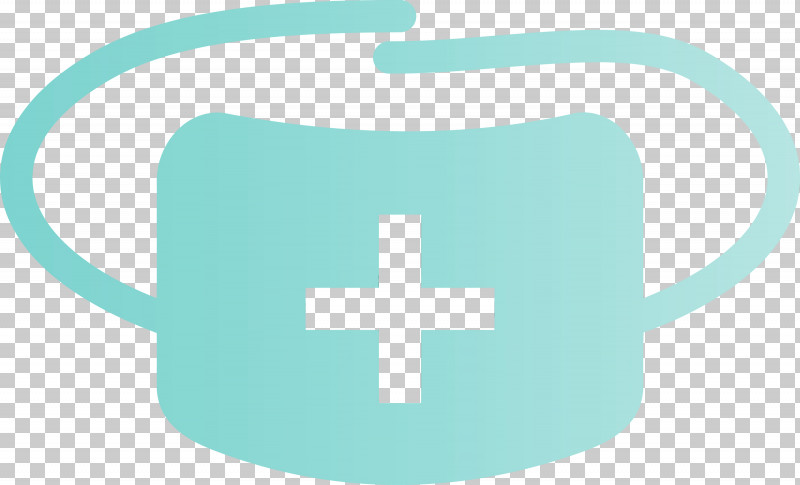 Aqua Turquoise Cross Teal Turquoise PNG, Clipart, Aqua, Cross, Medical Mask, Paint, Symbol Free PNG Download