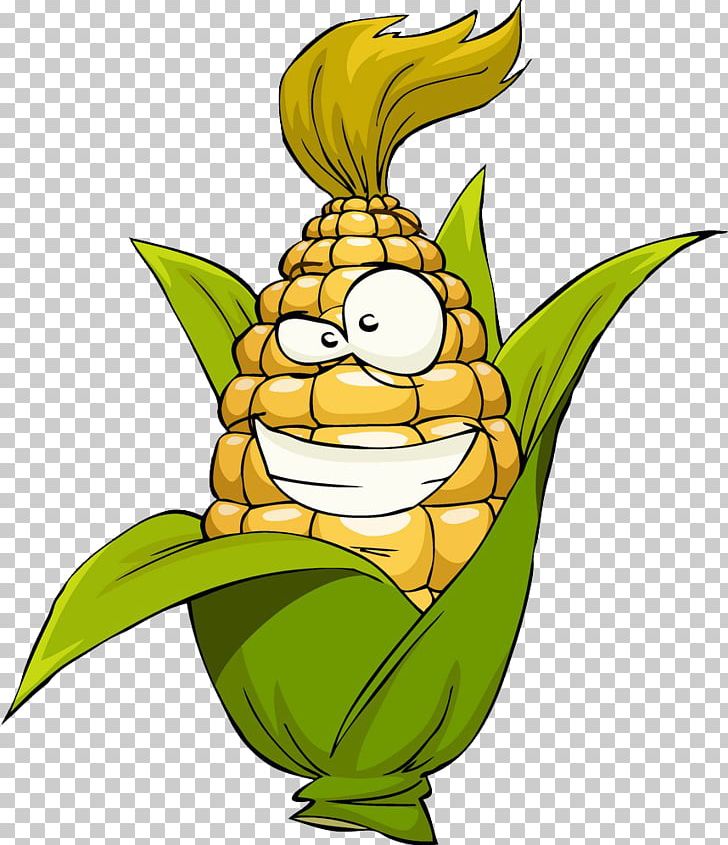 Corn On The Cob Maize Cartoon PNG, Clipart, Cartoon Corn, Corn, Corncob, Corn Flakes, Drawing Free PNG Download