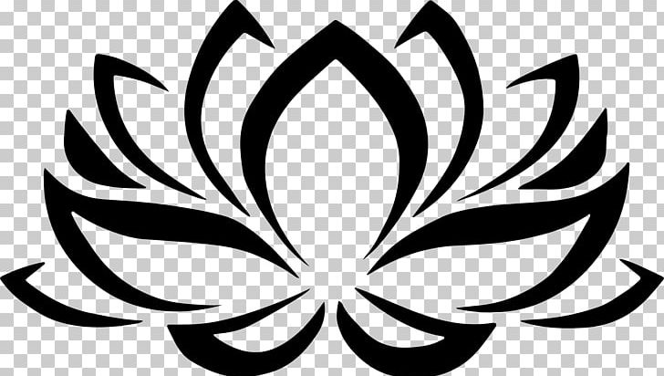 Nelumbo Nucifera Symbol Flower PNG, Clipart, Black And White, Buddhism, Buddhist Symbolism, Butterfly, Circle Free PNG Download