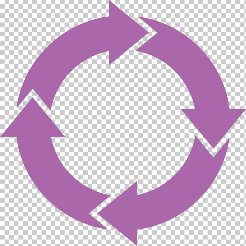 Circle Arrow PNG, Clipart, Circle, Circle Arrow, Crescent, Logo, Purple Free PNG Download