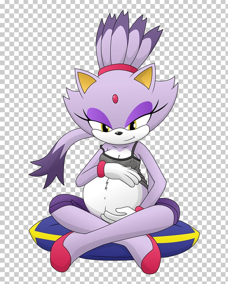 Sonic The Hedgehog Pregnancy Blaze The Cat PNG, Clipart, Anime, Blaze, Blaze The Cat, Breast, Cartoon Free PNG Download