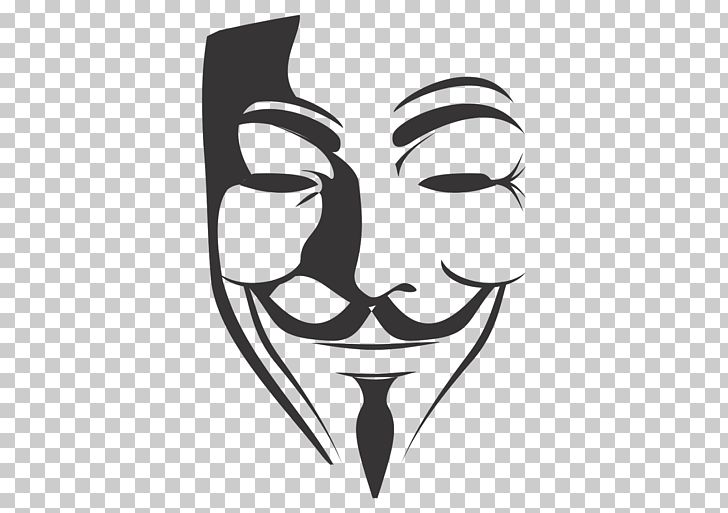 T-shirt Guy Fawkes Mask V Anonymous PNG, Clipart, Anonymous, Black And White, Bumper Sticker, Clothing, Computer Wallpaper Free PNG Download
