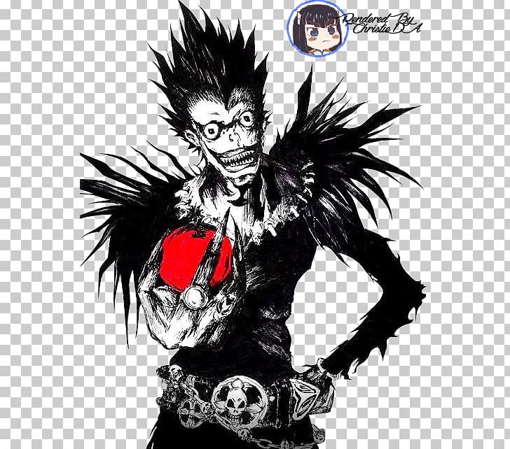 Ryuk Rem Light Yagami Death Note PNG, Clipart, Anime, Black And White, Death Note, Deviantart, Fan Art Free PNG Download