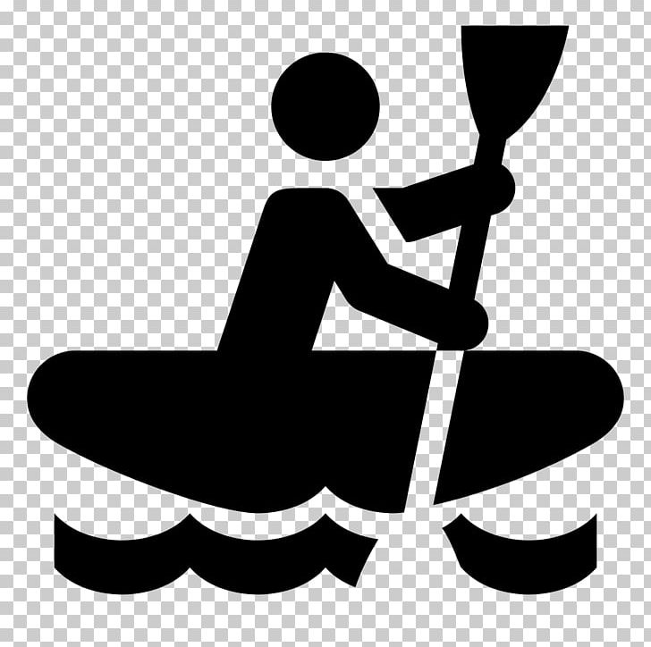 Canoeing And Kayaking Computer Icons Font PNG, Clipart, Artwork, Black And White, Boat, Canoe, Canoeing Free PNG Download